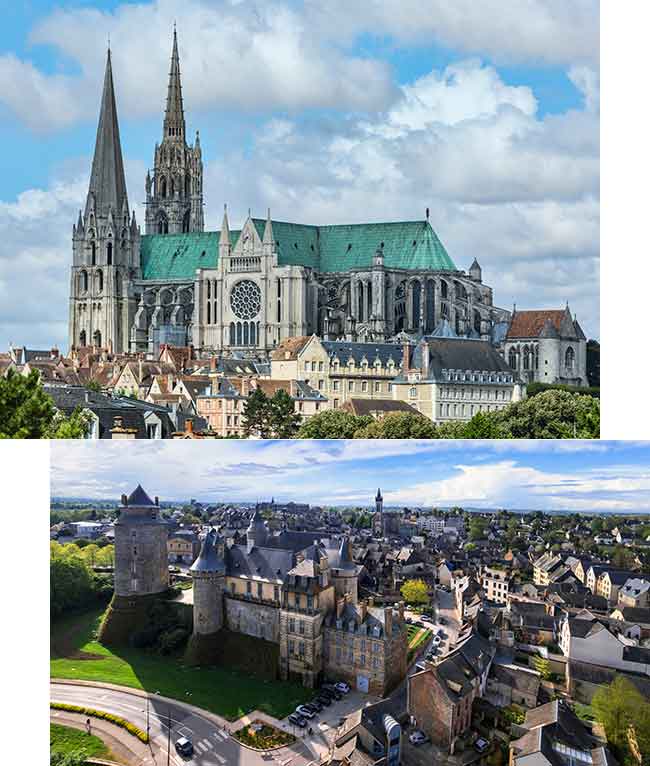 Photode Ville de Chartres et Ville de Châteaugiron